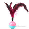 feather interactive tumbler educational plastic ball cat toy